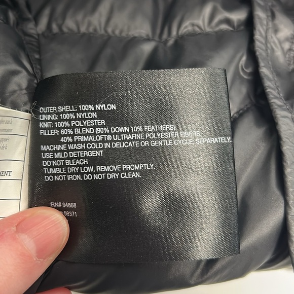 Black Quilted Women's Jacket Bernardo size XL black primaloft - Picture 8 of 8